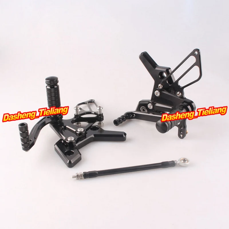 Motorcycle Adjustable Shift Brake Rear Set Footpegs Foot Rest Peg For Kawasaki Z750 2004-2006 Spare Parts