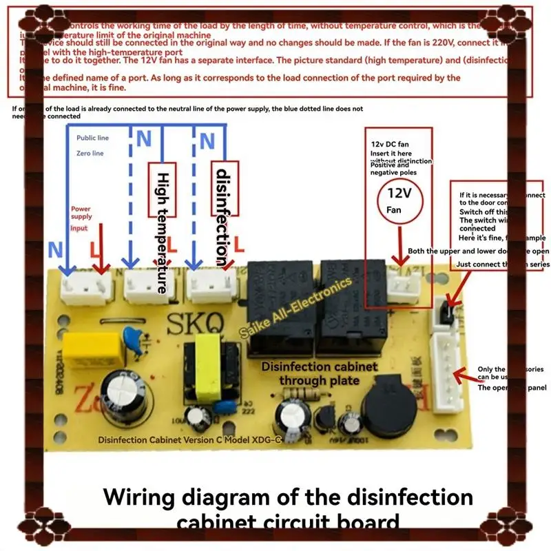 Consegna in 24 ore Circuito sterilizzatore Scheda di riparazione sterilizzatore e circuito per accessori sterilizzatore Scheda di controllo Rep