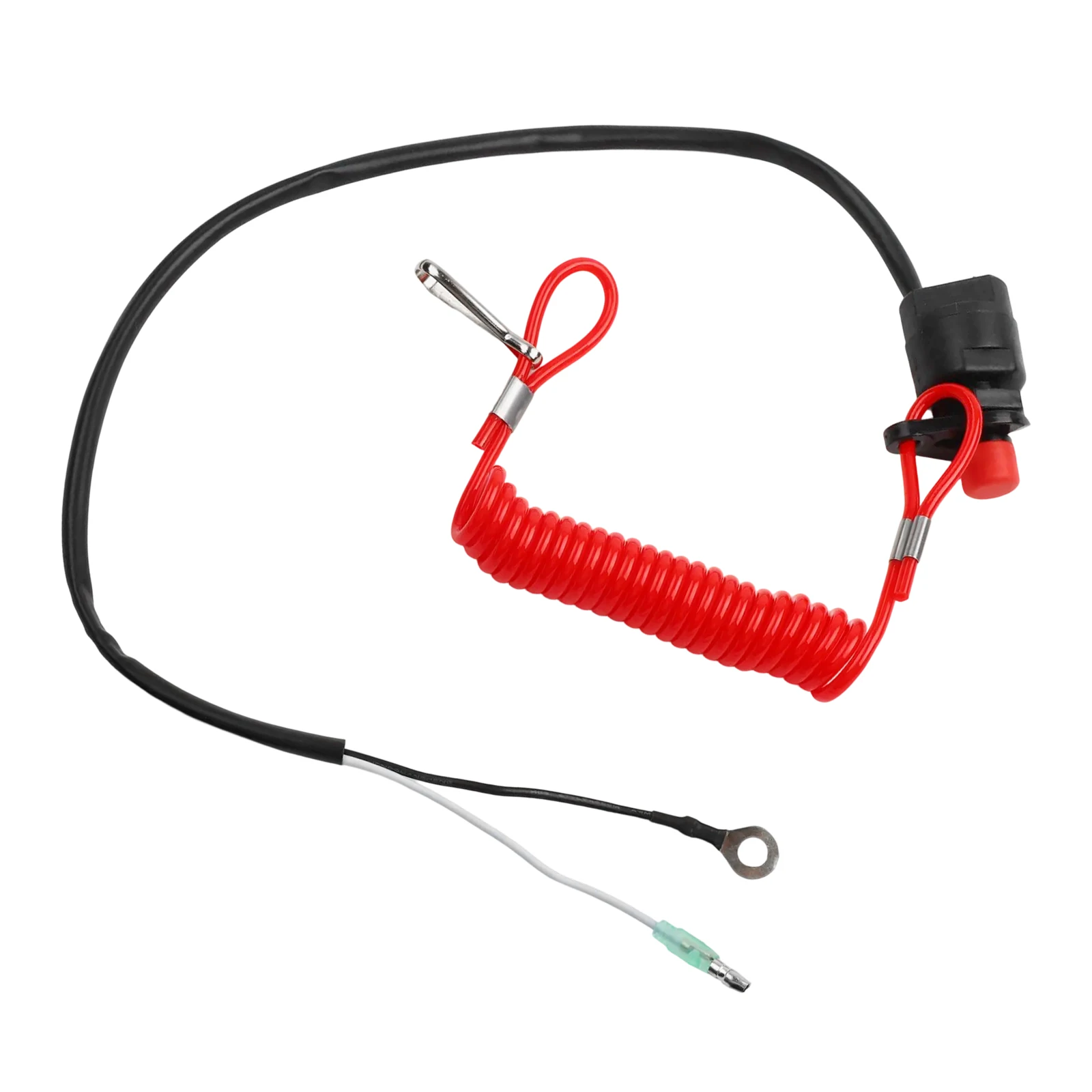 Boat Outboard Kill Switch Lanyard Tether for Engine Shutdown on DF25A DF30A DF40A DF50A DF60A DF70A DF80A DF90A
