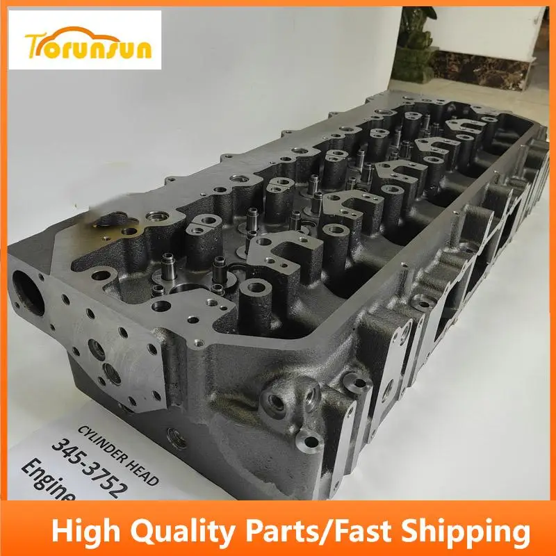 Engine spare parts cylinder head assy 3453752 345-3752 for Caterpillar C11 C13 Engine