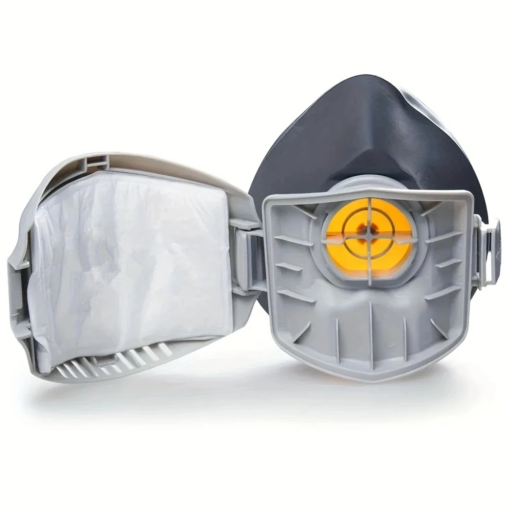 Dust mask, filter cotton mask, half face mask, dust mask, anti industrial building dust mist, safety gas mask