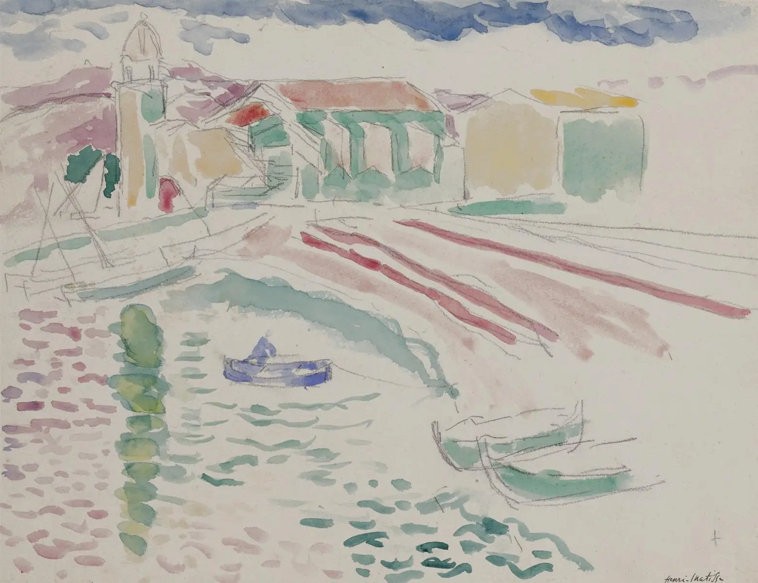 

Canvas Painting Wall Art ,Collioure 1905-2 by Henri Matisse,Free Shipping,High Quality