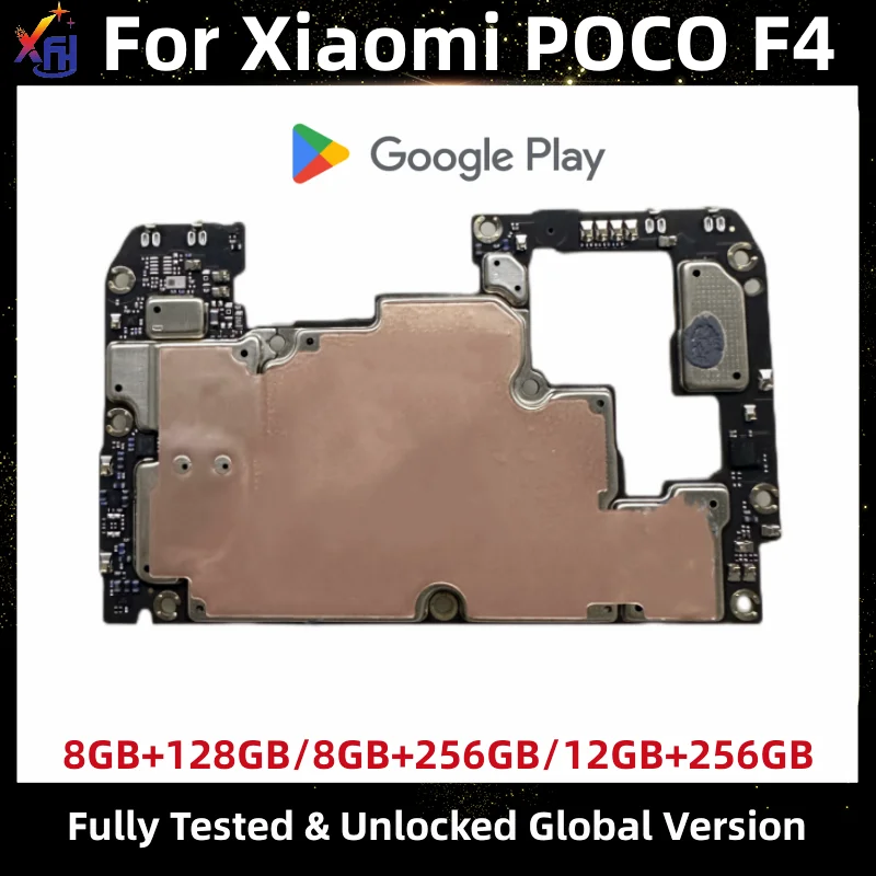 Motherboards for Xiaomi POCO F4, 5G Mainboard, Original Unlocked  Logic Board, Snapdragon 870, 128GB, 256GB, Global ROM