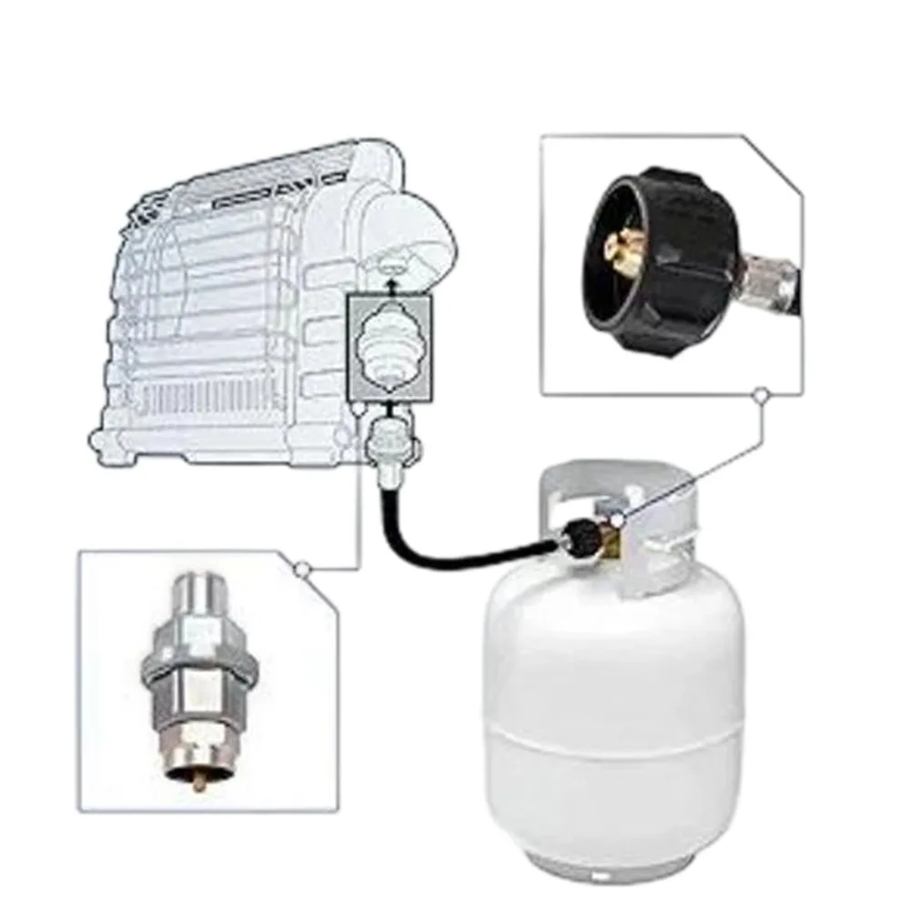 Propane Fuel Filter with for rugged Metal Housing for F273701 and F273702 Heater Units in Variable Weather Conditions