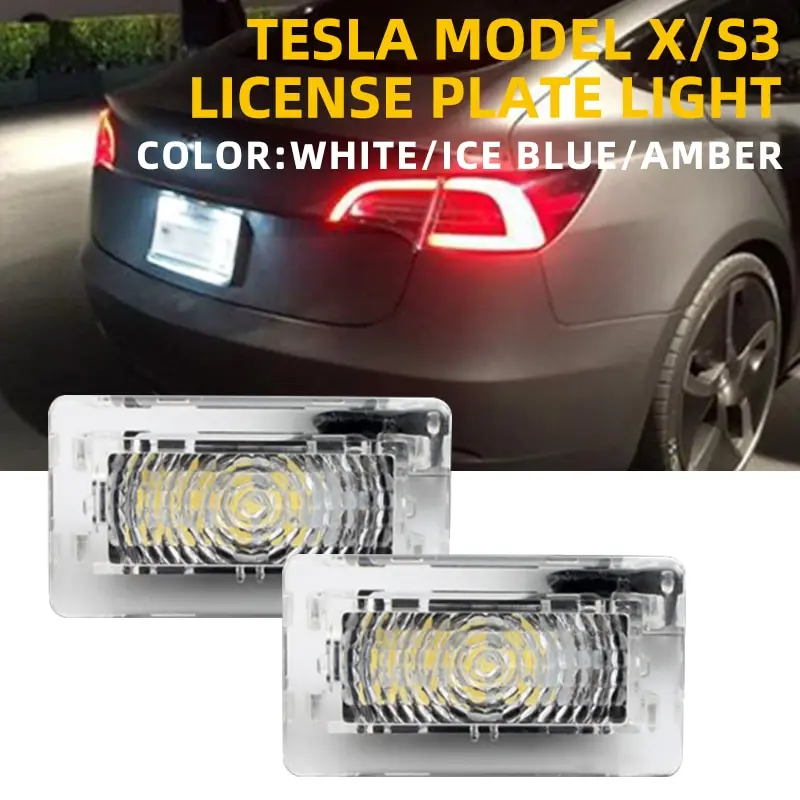 For Tesla Model 3 Y S X Ultra-bright Interior LED Lighting Kit Accessories For Trunk, Frunk, Door Puddle, Foot-Well Lights