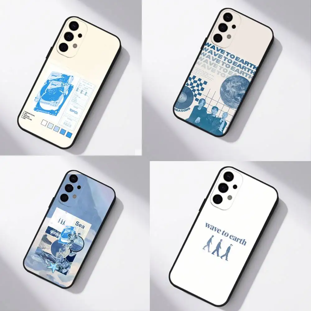 

W-Wave To Earth Summer Flows For Samsung S25,S24,S21,S22,S23,S30,Ultra,S20,Plus,Fe,Lite,5G Black Cover Phone Case