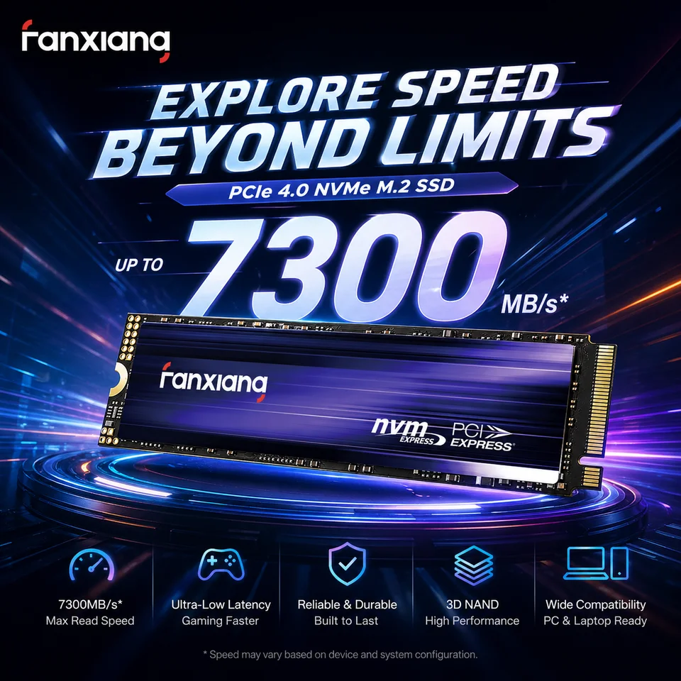 内蔵型SSD Fanxiang S500 Pro 2TB NVMe SSD fanxiang S500 Pro 2TB NVMe SSD高速化