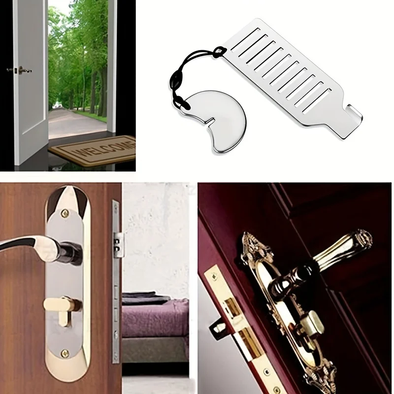 Portable Hotel Door Lock Travel Lock Childproof Door Lock Anti-theft Lock For Security Home Safety Lock Door Hardware