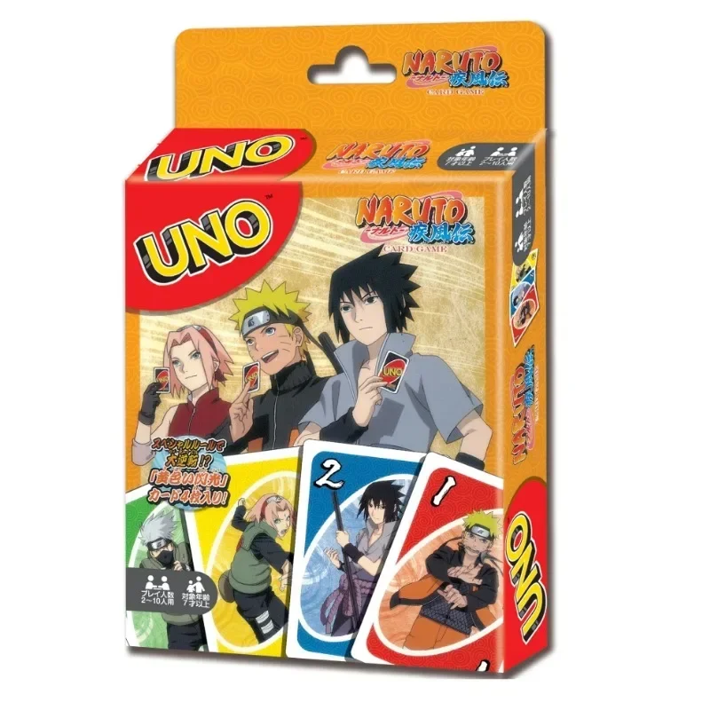 UNO Transformers gioco di carte Anime NARUTO Cartoon Optimus Prime Figure Pattern Family Funny Entertainment uno Cards Games