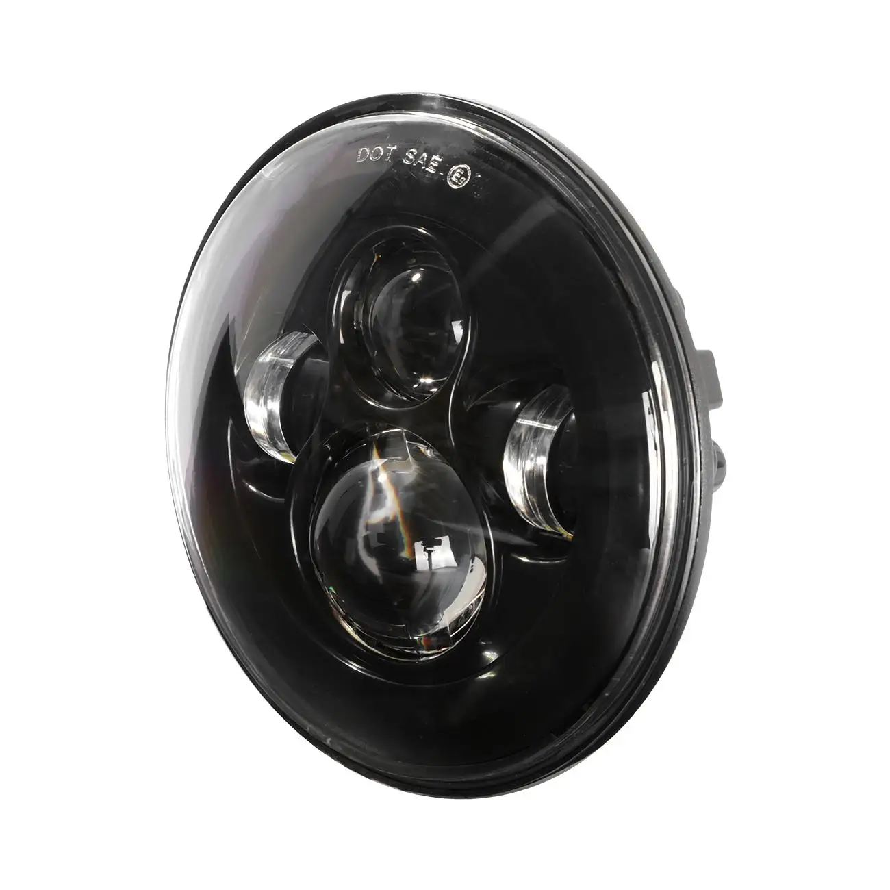 Longban Generation I Round Lamp - 7 Inch Black DH450-C01-04 Single Pack for Global Shipping