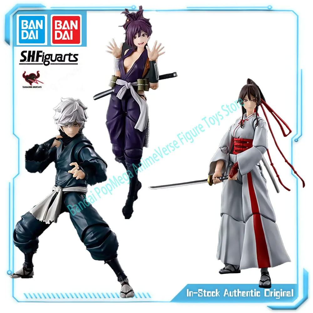 Bandai S.H.Figuarts SHF Hell's Paradise Jigokuraku Yuzuriha figura de acción completa de Anime modelo kit terminado juguete para regalo para niños