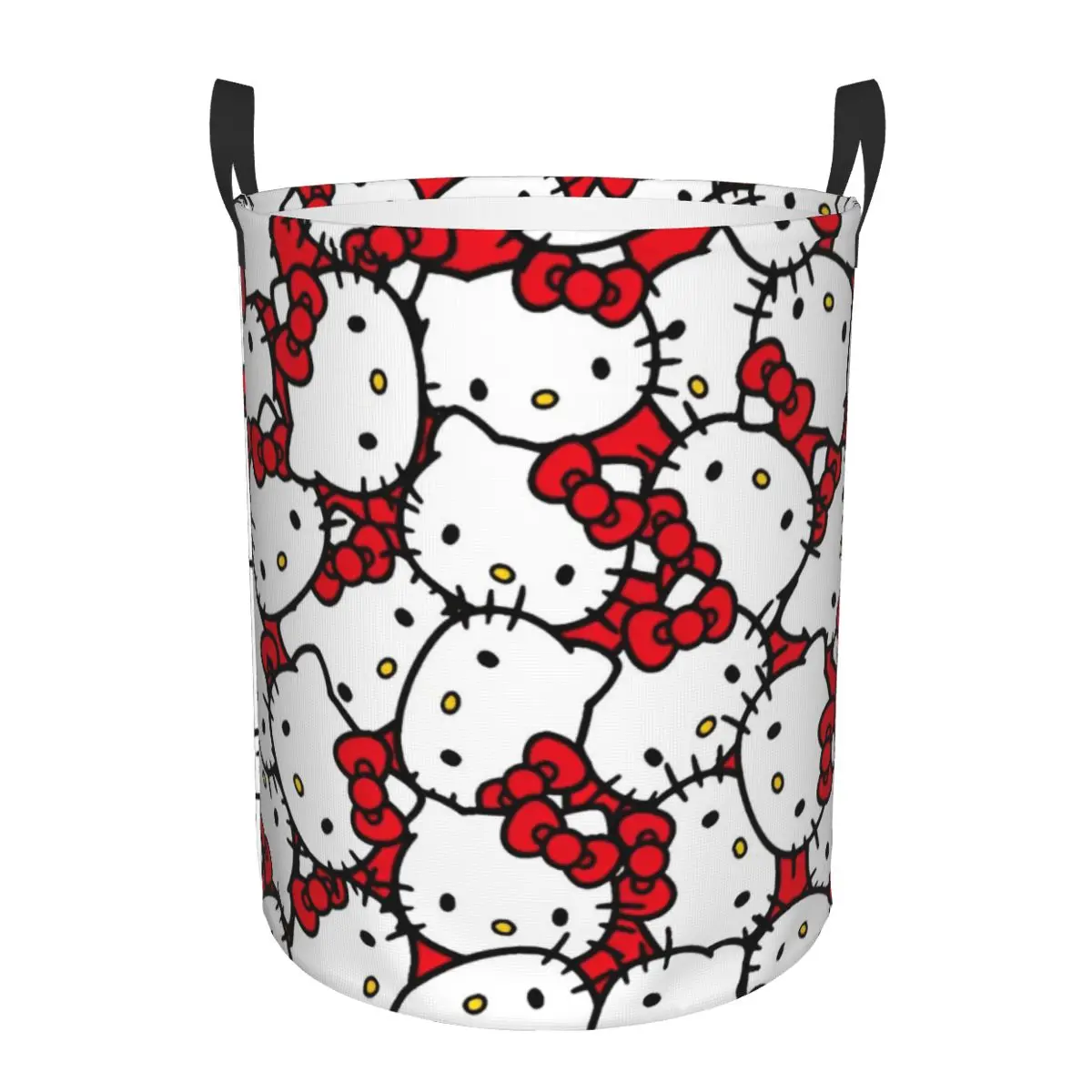 Hello Kitty Head Toy Storage Box Collapsible Kids Toys Bin Organizer Basket for Play Room