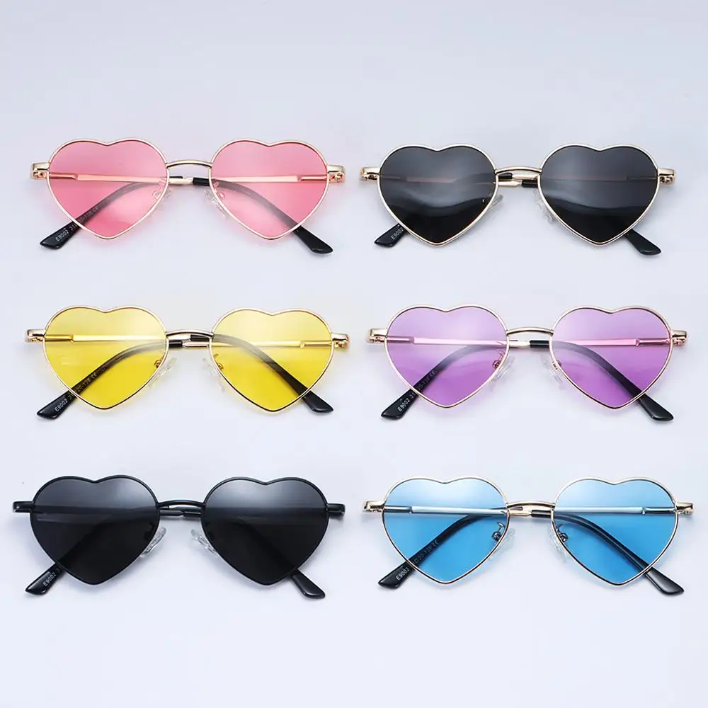 Girls Children's Shades 5-10 Years Polarized Heart Sunglasses for Kids Heart-Shaped Sun Glasses