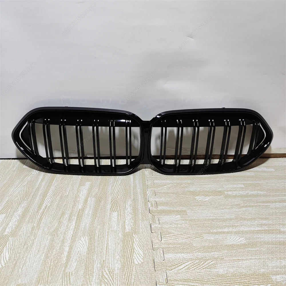 Dual Slat Front Racing Grilles Grills For BMW 2 Series F44 218i 220i M235i 216d 218d 220d Gran Coupe M Sport 2020-2024 ABS Blcck