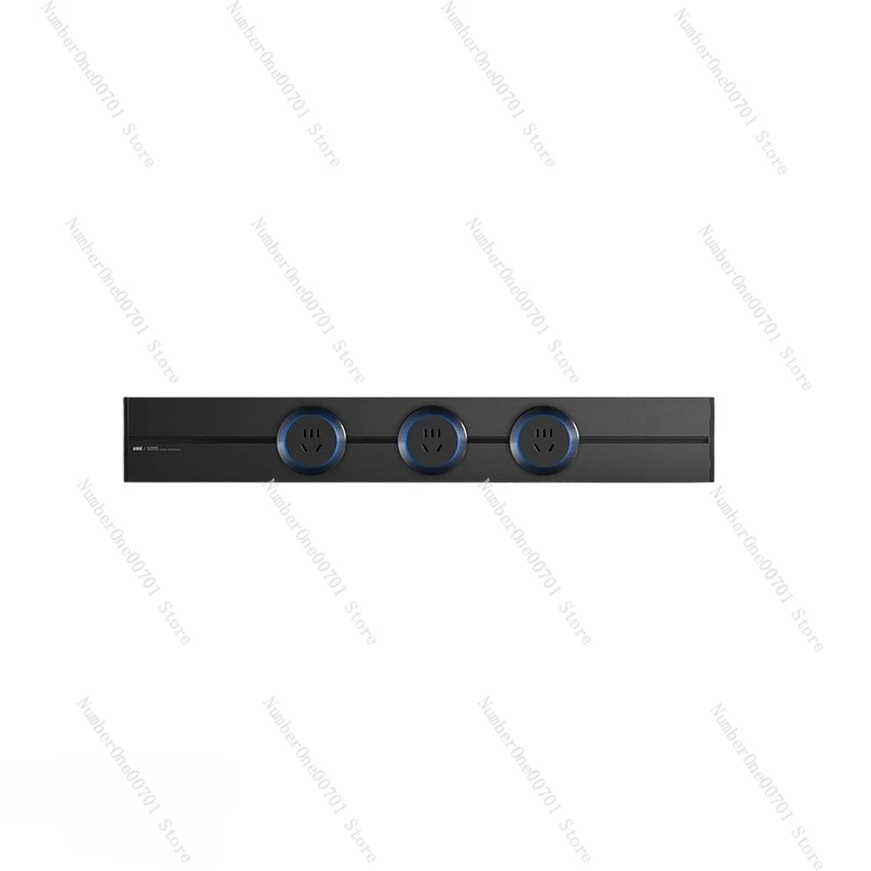 

Movable Track Socket Sliding Kitchen Edge Cabinet Island Slide Rail Power USB Guide Rail Slot