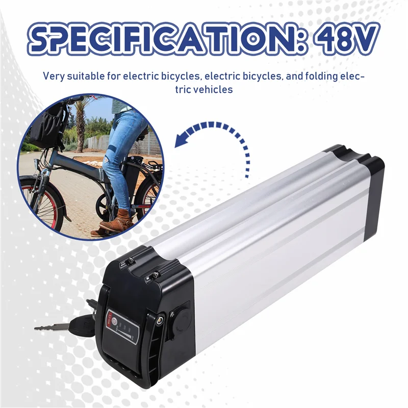 

AS98-Ebike Battery Box 18650 Cells Lithium Battery Case Box Electric Bicycle Ebike Battery Case