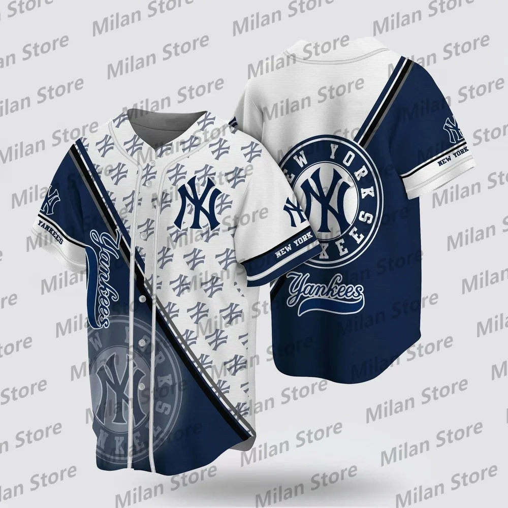 New Style Summer Baseball Jersey American New York Baseball Jersey/Yankees Baseball Jersey With Simple Design For Fans Jersey