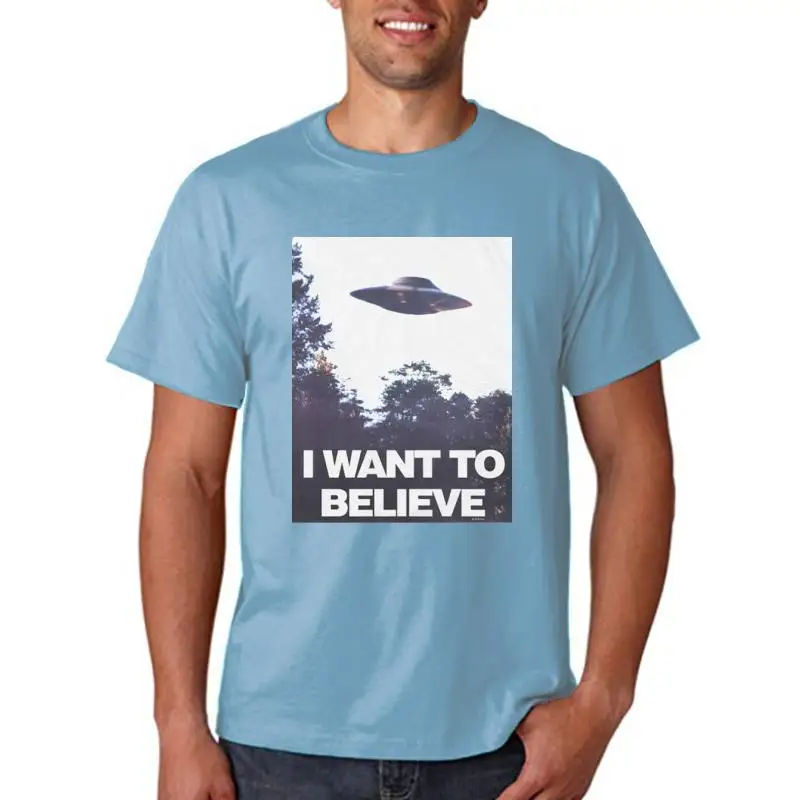 X-Files I Wont to Believe oliens UFO T Shirt & Exclusive Stickers