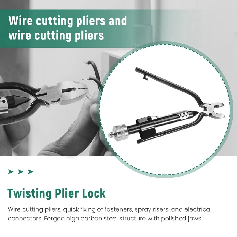 New Wire Twisting Plier Lock Twist Twister With A Spring Return Heavy Duty Jaws