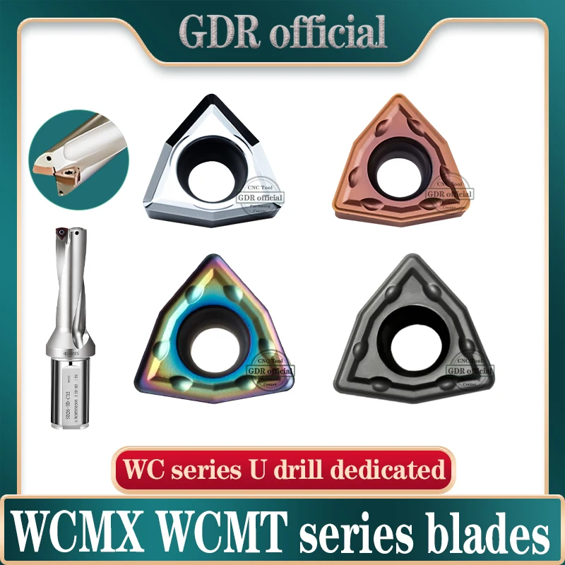 U Drill WC insert WC type WCMT WCMX SPMG Carbide Insert for Fast U Drill WCMT04 WCMT05 WCMT06 WCMT08 for U Drill carbide insert