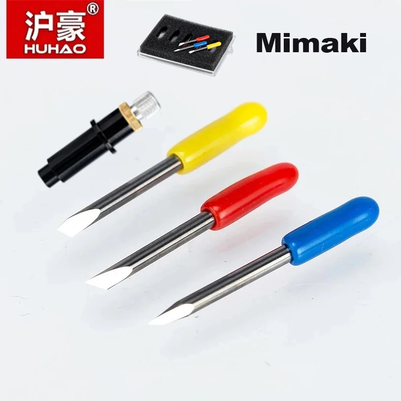 HUHAO 5PC/Lot Mimaki Plotter Cutter 30/45/60 Degree Tungsten Blades Cutting Plotter Vinyl Cutter Knife For MIMAKI Plotter Blade