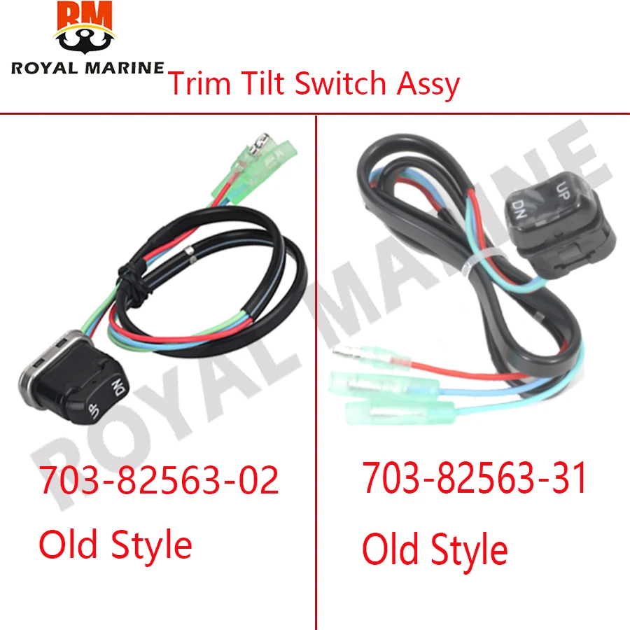 

703-82563-02 703-82563-31 Переключатель наклона и подъема (TRIM TILT SWITCH) для блока дистанционного управления подвесным мотором Parsun Yamaha, 703-82563