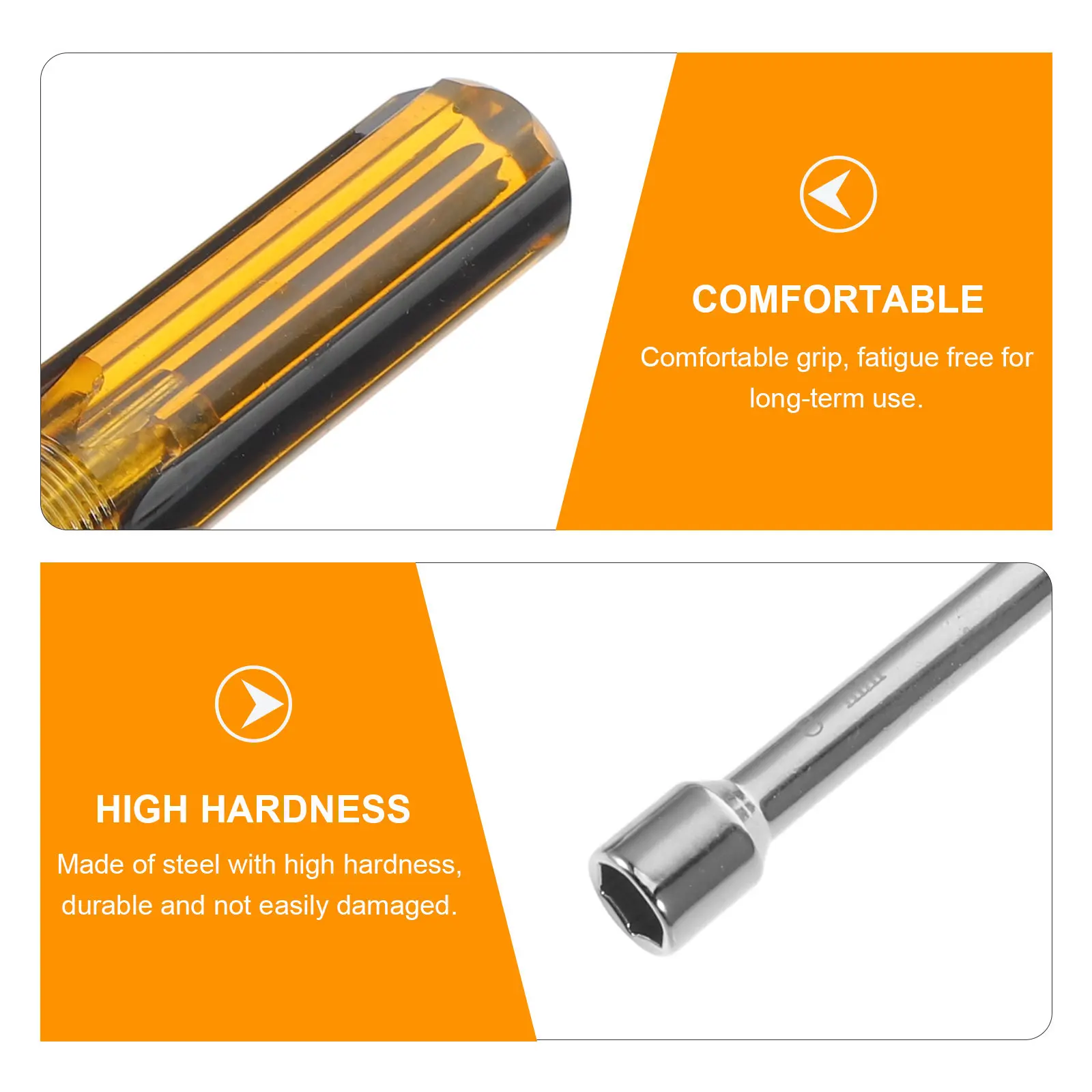 4pcs Internal Hex Screwdriver Set – Ergonomic Grip, Steel Bits, Portable Home Repair Tool