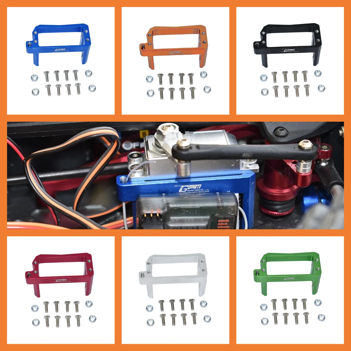 

GPM Aluminum Servo Mount For LOSI 1/10 LASERNUT TENACITY ULTRA 4 LOS231054t