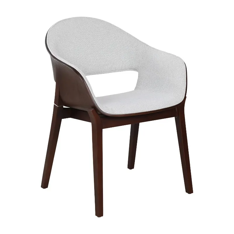Wood Back Dining Room Chairs Upholstered Seat Home Kitchen Restaurant Café Hotel for Home Office Furniture