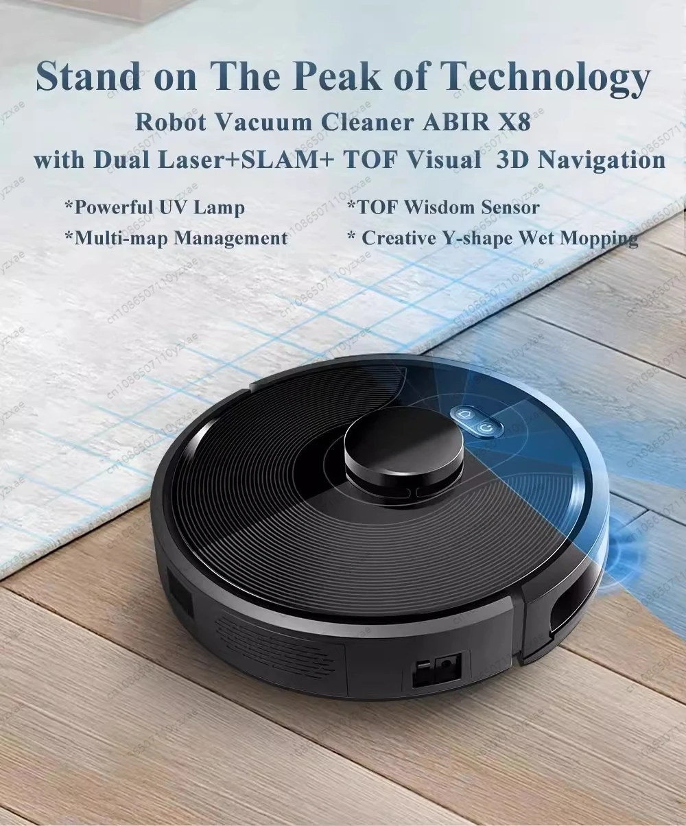 X8 Robot Vacuum Cleaner ,Laser System, Multiple Floors