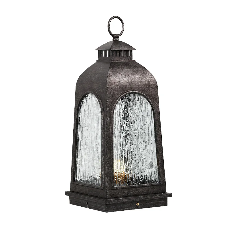 Elegant Waterproof Outdoor European Style Palace Garden Villa Door Fence Lawn Light Fixture for Outdoor Spaces