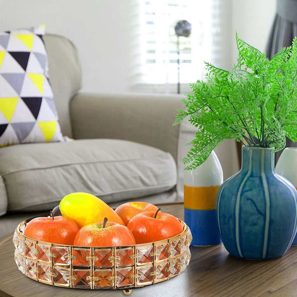 

Зеркальный кристалл 25 см, золотой органайзер для хранения, небольшой туалетный столик для ванной комнаты, органайзер для духи, туалетный столик для ванной комнаты, декоративный поднос