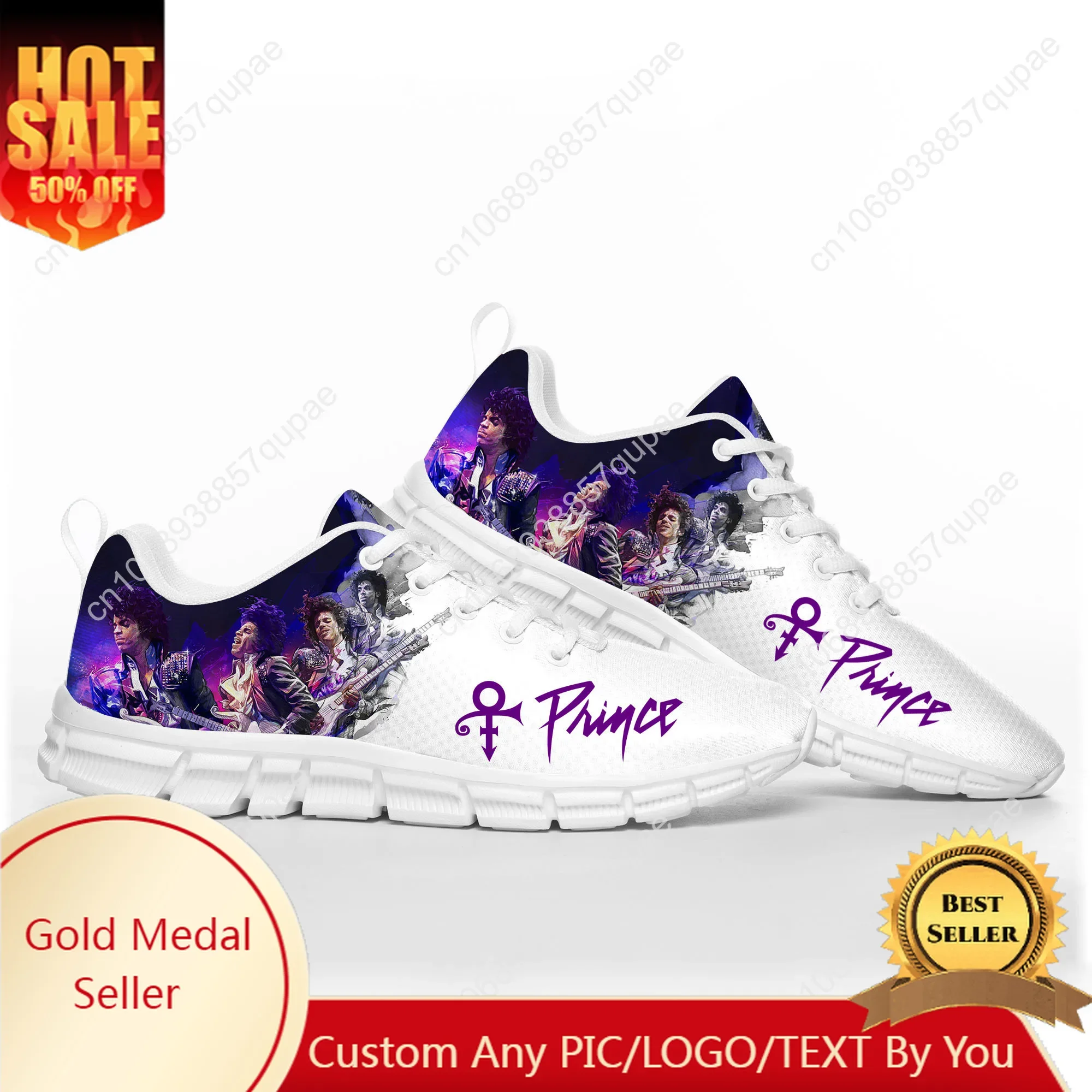 

Prince Rogers Nelson Purple Rain Sports Shoes Mens Women Teenager Sneakers Casual Custom High Quality Couple Shoes