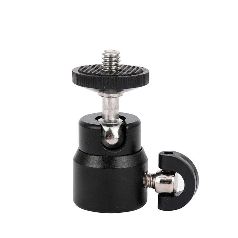 

Mini 1/4" 360 Swivel Ball Head Screw Tripod DSLR Ballhead Stand For Camera