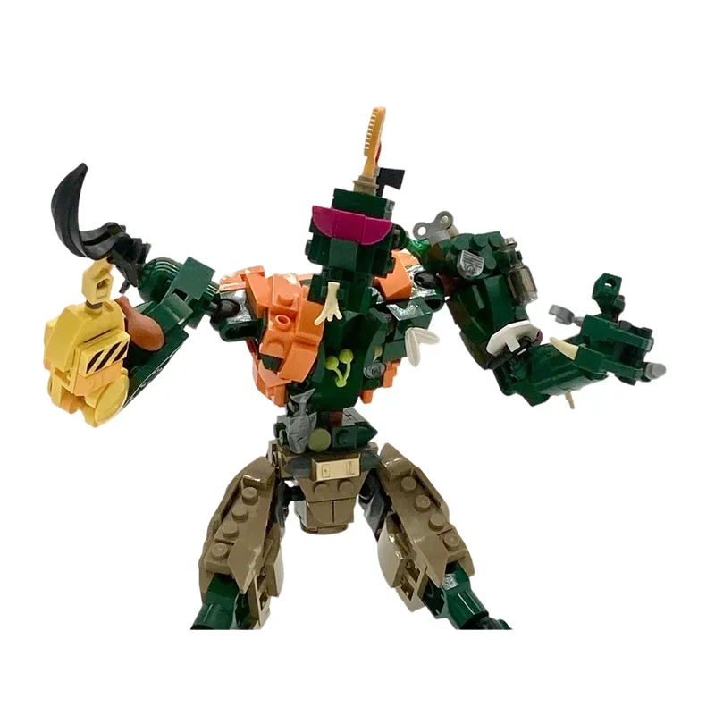409pcs MOC Garbage Goon Model Building Blocks Architecture Assemble Festival Gift Creative Toys DIY Brick Idea Education