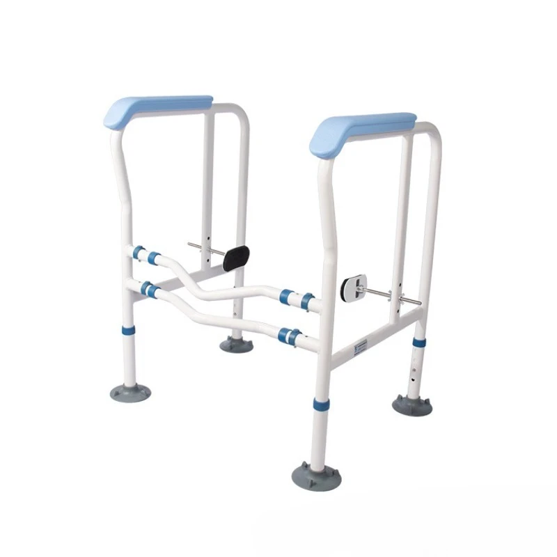 

Toilet handrail for the elderly safety railing room barrier-free suction cup footrest folding without punching