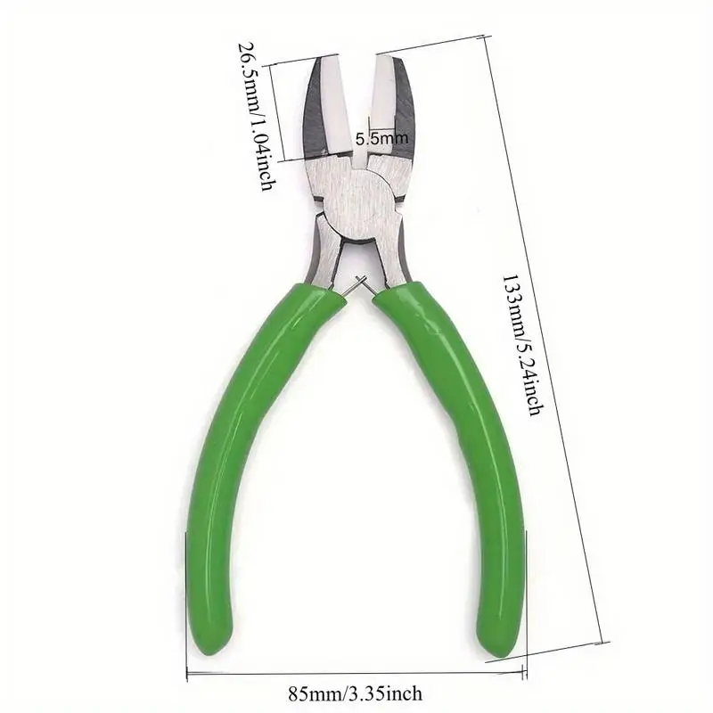 1Pc Nylon Jaw Pliers Carbon Steel Nose for Jewelry Bending Beading Polishing Handmade Craft Tools