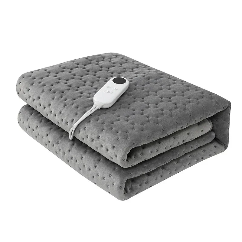 220V soft flannel velvet single/double household electric blanket 150 * 80cm/160 * 130cm small heated bed sheet