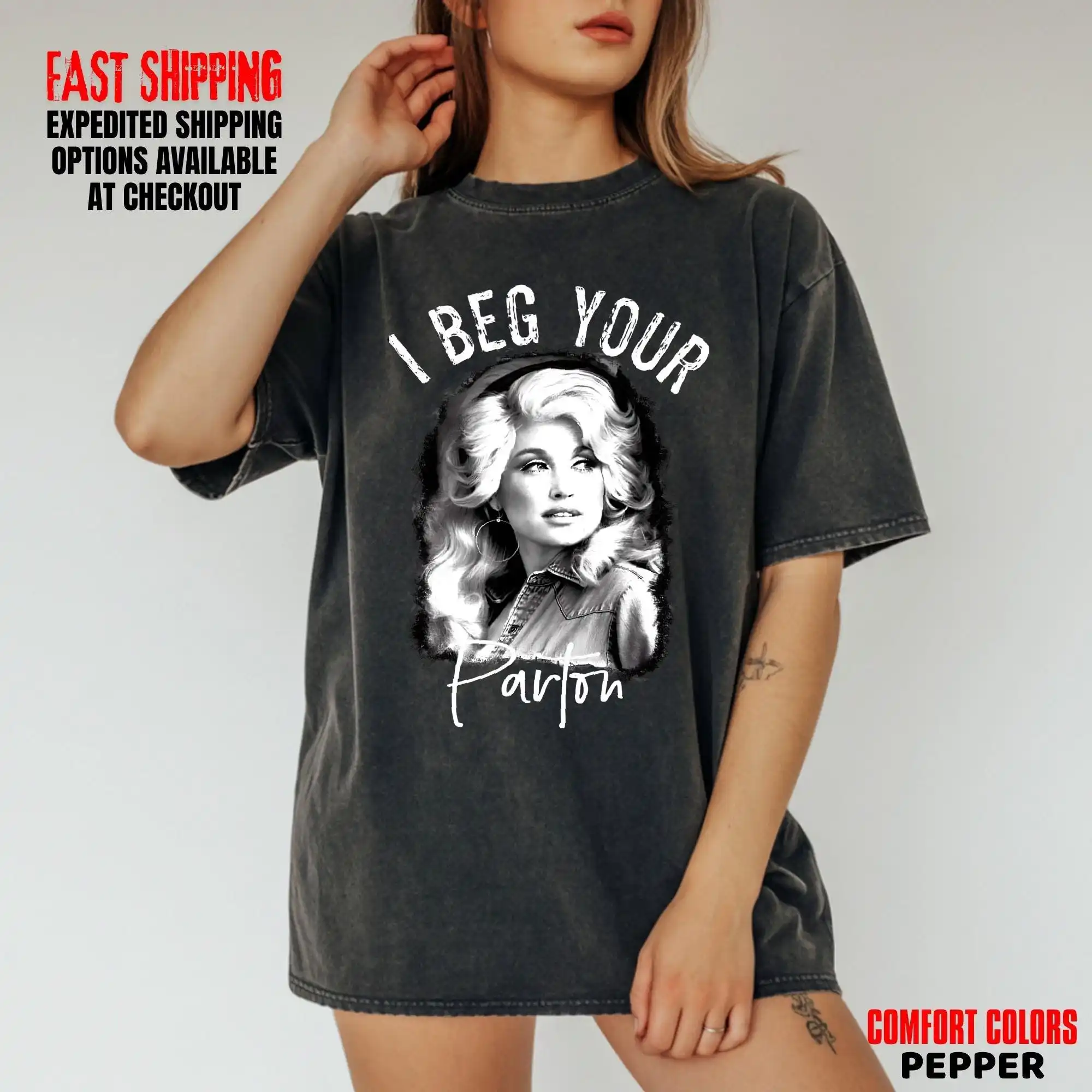 Dolly Parton I Beg Your Parton T-Shirt, Vintage Country Music Tee, Unisex