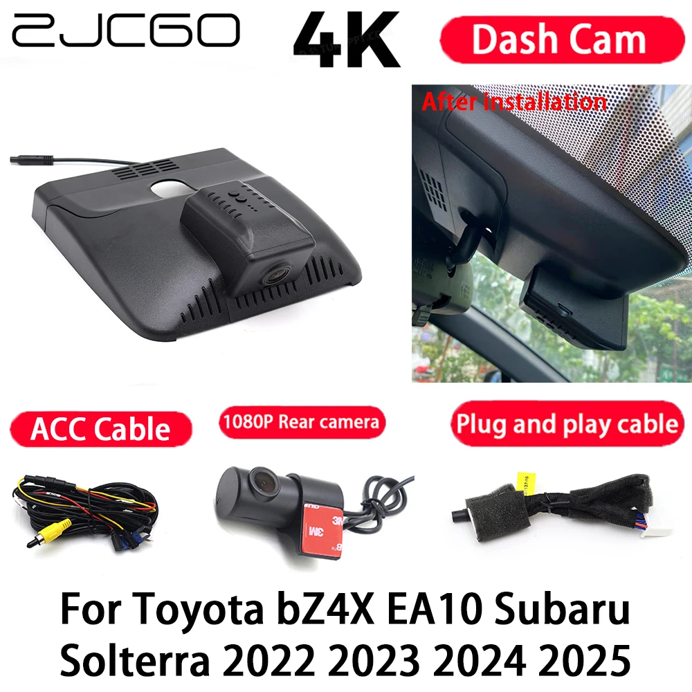 

Car Camera 4K Plug and Play Dash Cam Video Recorder Night Vision for Toyota bZ4X EA10 Subaru Solterra 2022 2023 2024 2025