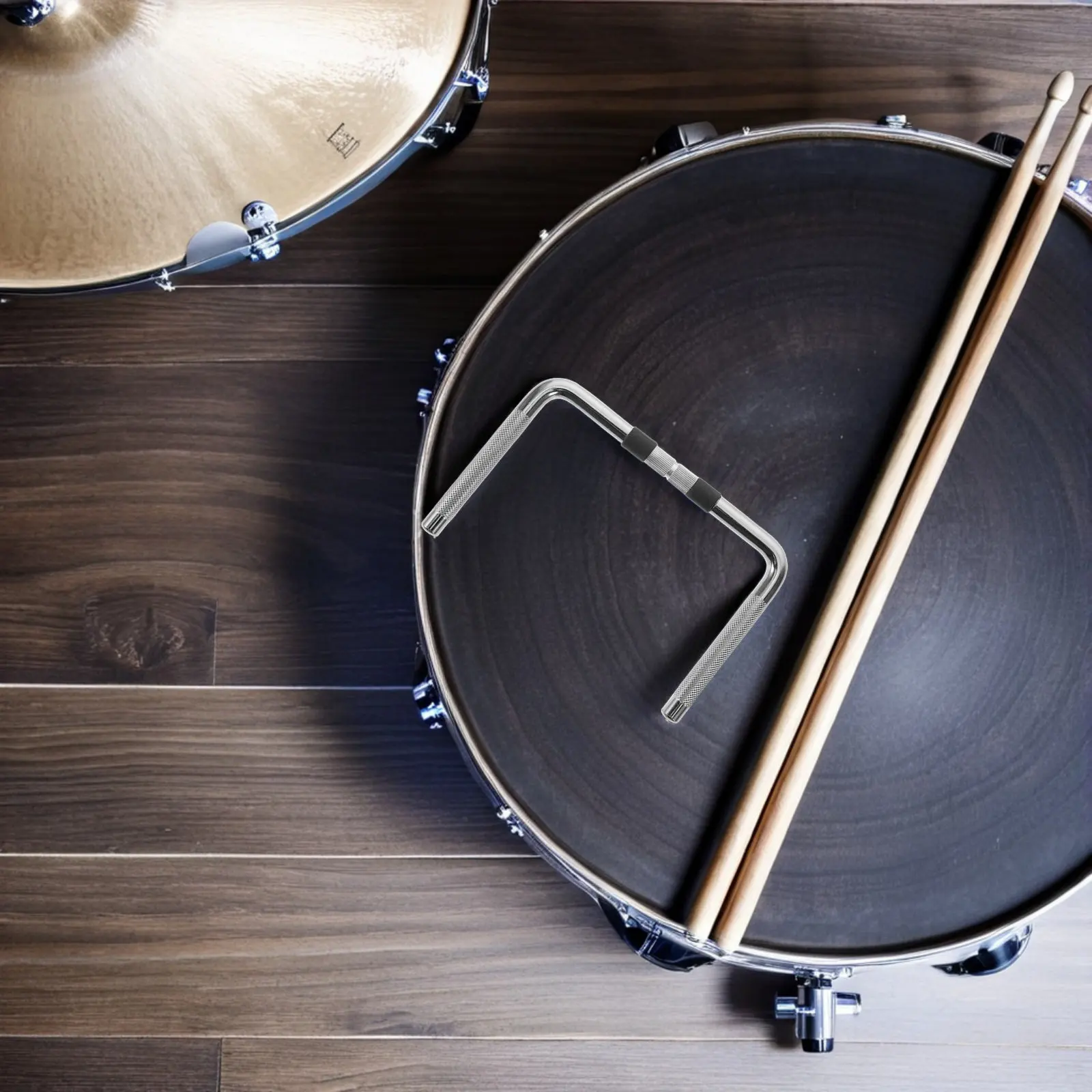 U Shaped Cowbell Mounting Rod Drum Kit Metal Clamp Arm Adjustable Drum Holder Bracket Rack Parts Electronic Acoustic