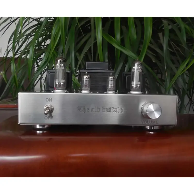 

6C19 electronic tube power amplifier, silver wire manual scaffolding, full sound like 300B.Frequency response: 20Hz--25KHz