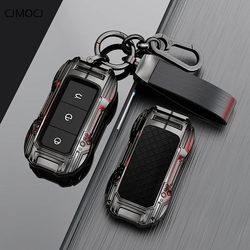 

Zinc Alloy Car Key Case Cover Holder Key Shell Buckle for Geely Boyue Pro/Boyue L Noble/Cool/X
