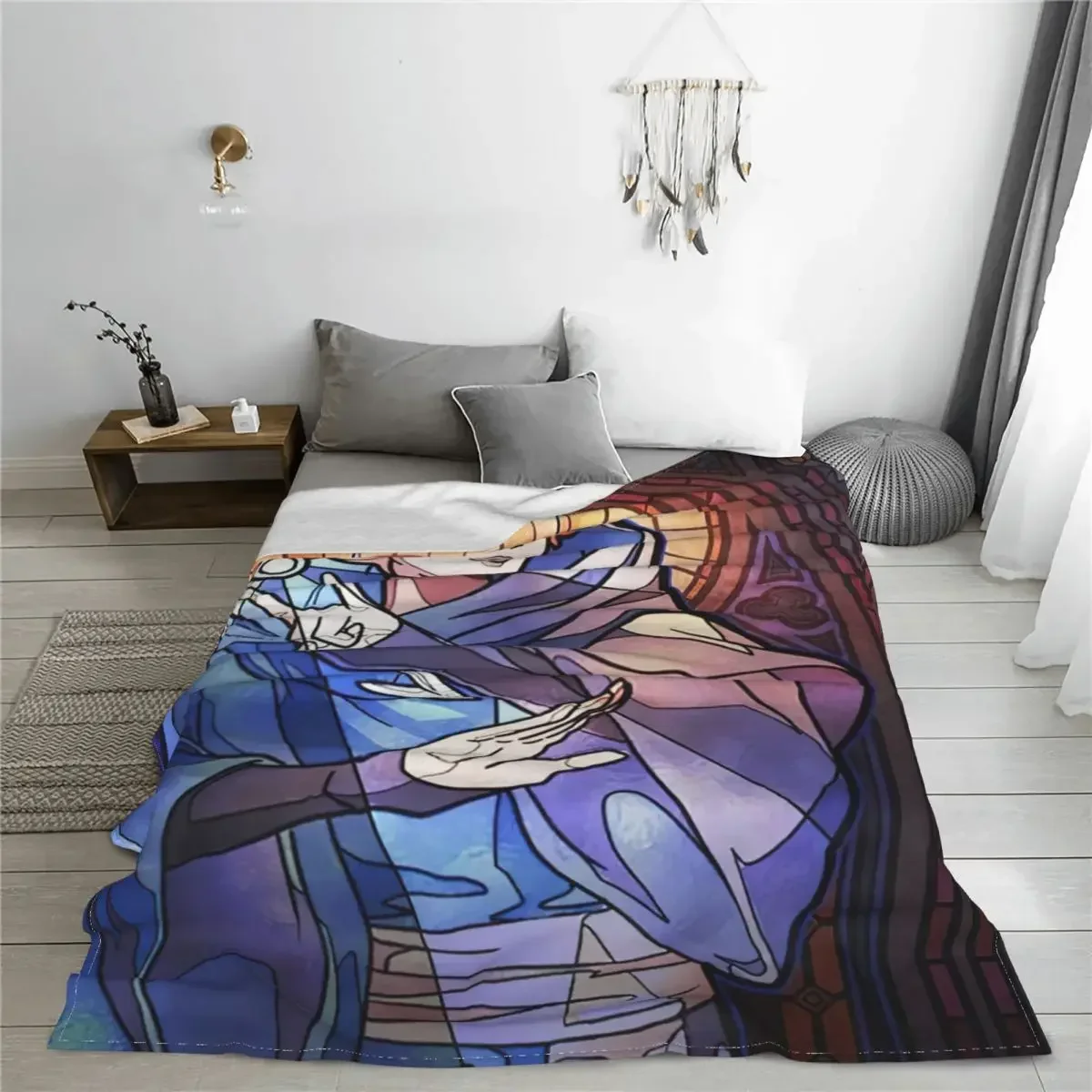 Maria Renard Castlevania Blanket Game Anime Wool Throw Blankets Summer Air Conditioning Decoration Soft Warm Bedspreads