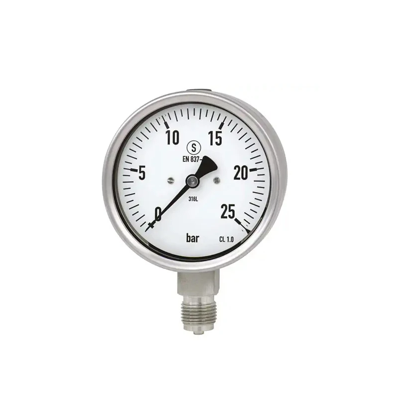 

Pressure Gauge Digital Liquid Filled Tire Pressure Gauge Stainless Steel Bourdon Tube Pressure Gauge