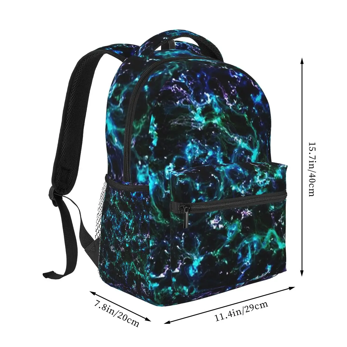 Cool Color Galaxy Backpacks Boys Girls Bookbag Students School Bags Cartoon Travel Rucksack Shoulder Bag Large Capacity