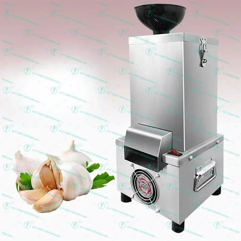 Electric Automatic Garlic Peeling Machine Commercial, Garlic Skin Remover Peeler with Brush, Efficient Portable Garlic Peeler