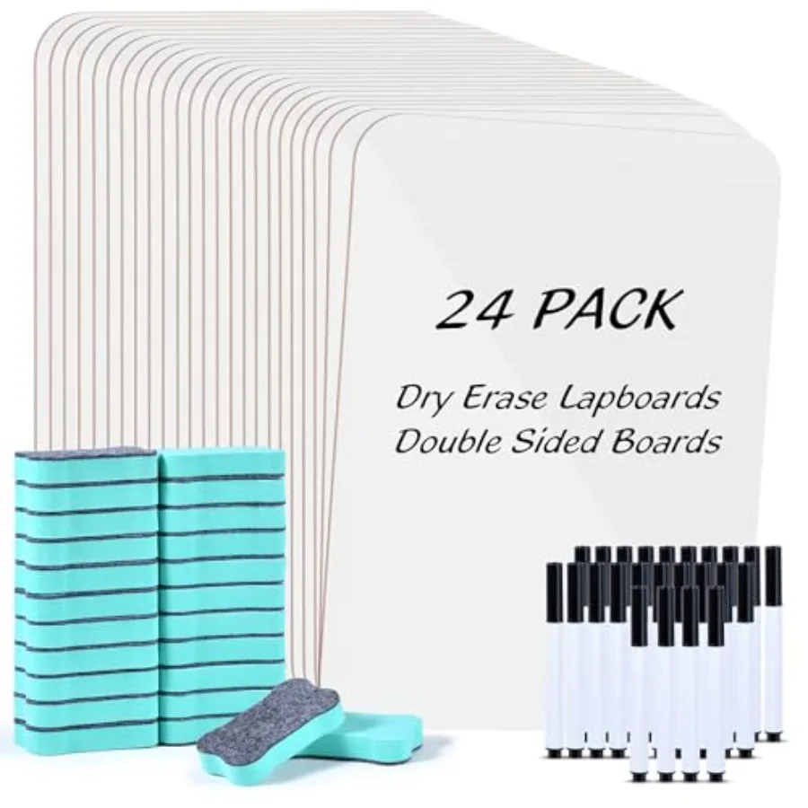 

Pack Small White Board Dry Erase Boards Classroom Teachers Pack Mini White Boards 9" x" Personal Whiteboards for School Student