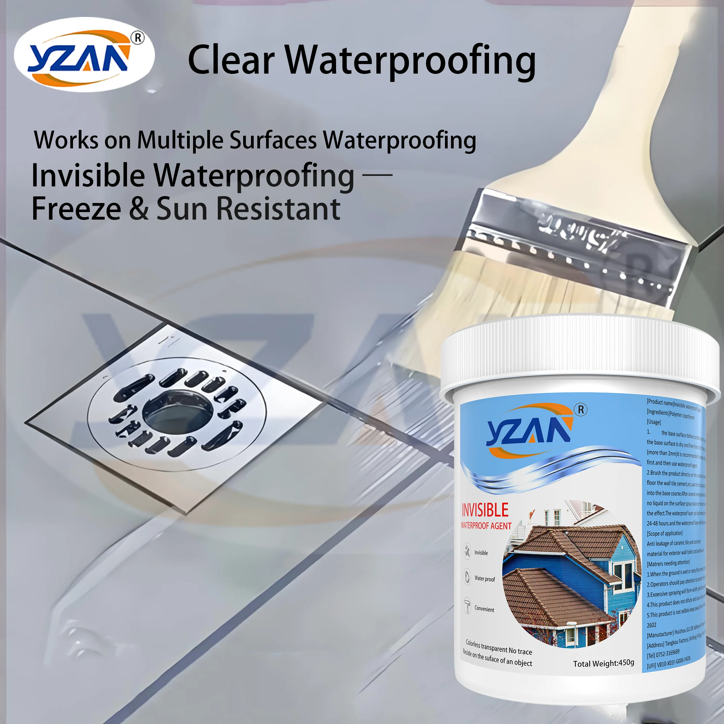 Sealant to Repair Leaks in the Roof. Waterproof Glue for Bathrooms, Toilets, Kitchens and Wall Cracks. Filling for Exterior and Interior Use. High-Strength Silicone Adhesive.