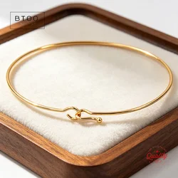 14K Gold Filled 7 Inches Cuff Bangle Bracelet Adjustable Bangle Gold Filled Bangle Bracelet Minimalist Bangle Gift for Her